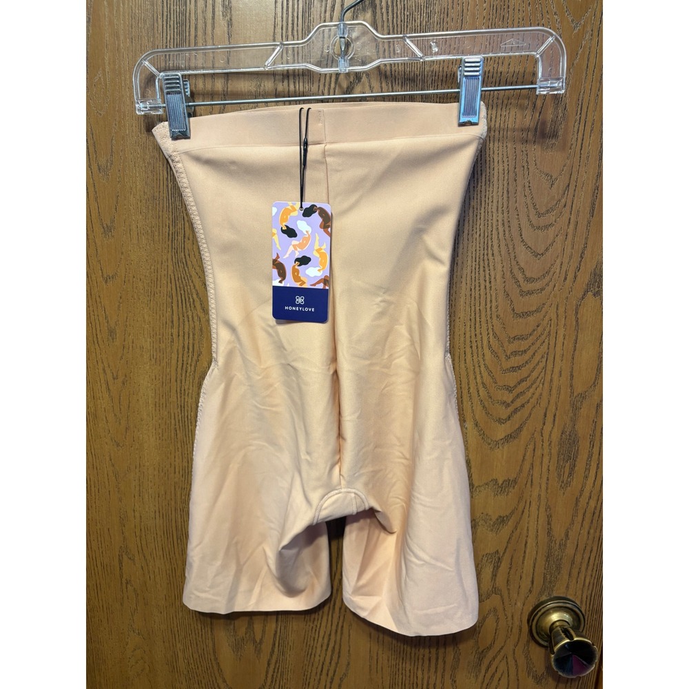 Honeylove SuperPower Mid-Waist Short Shapewear Sand NWT Size XS NWT 491